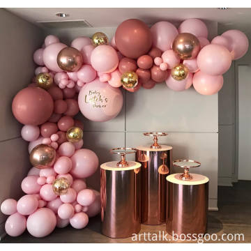 pink Balloons Birthday Balloon Arch Garland Kit